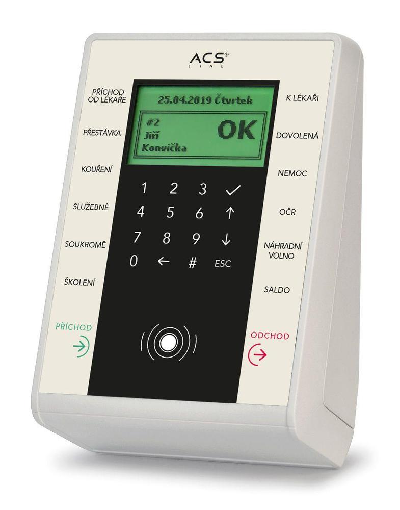 docházkový terminál - EMmarin, připojení LAN